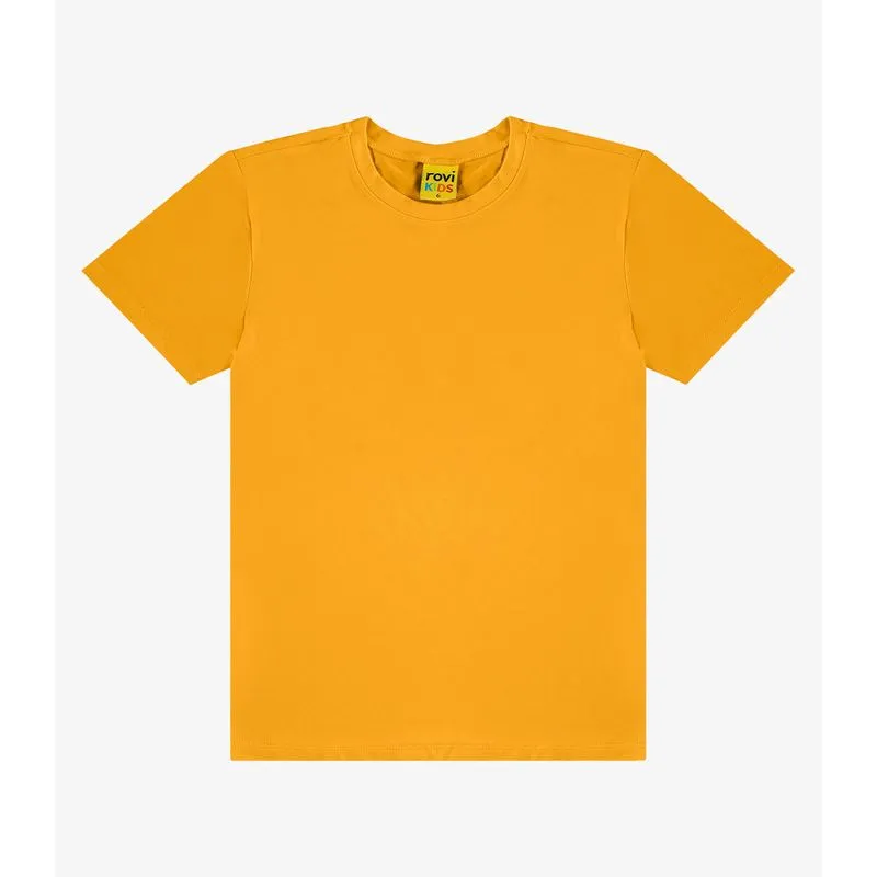 Camiseta Unissex Viscotorcion Rovi Kids Amarelo 14