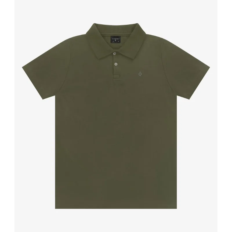 Polo Básica Masculina Diametro Verde GG