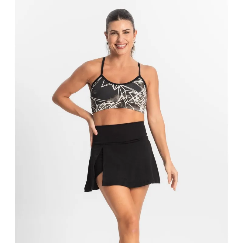 Shorts Saia Feminino FTK Fitness Preto G