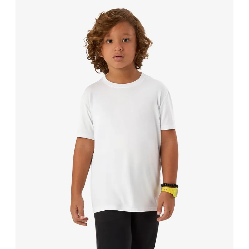 Camiseta Infantil Masculina Básica Rovi Kids Branco 1