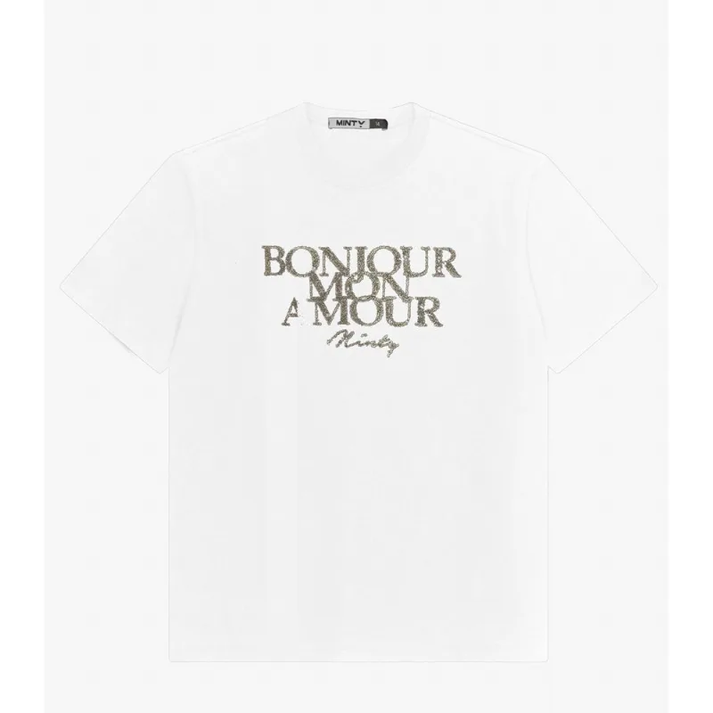 Camiseta Juvenil Feminina em Meia Malha Minty Branco 16