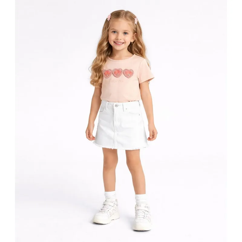 Blusa Infantil Manga Curta Trick Nick Rosa 8