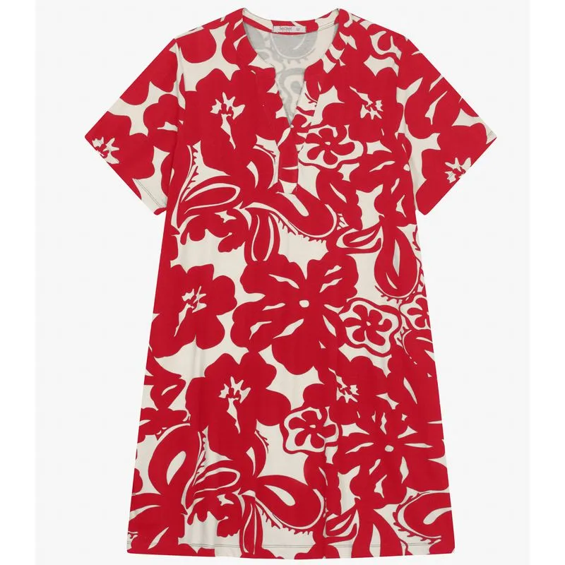 Vestido Curto Feminino Plus Size Secret Glam Vermelho Plus G2