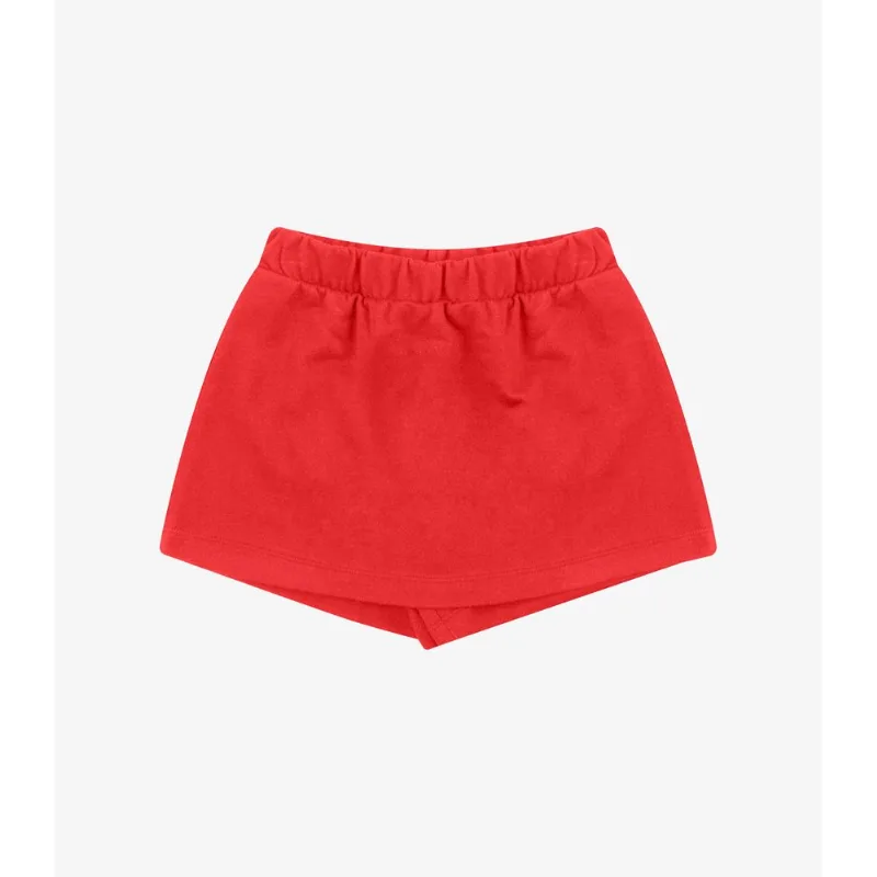 Shorts Saia Moletom Rovi Kids Vermelho 6