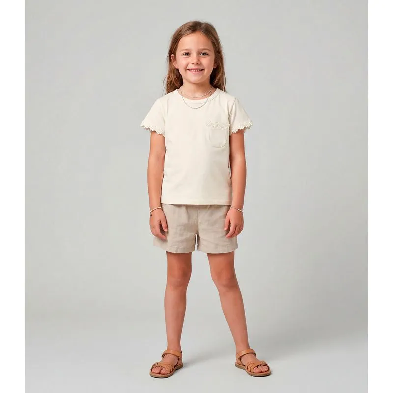 Blusa Feminina Infantil Em Meia Malha Trick Nick Off White 8