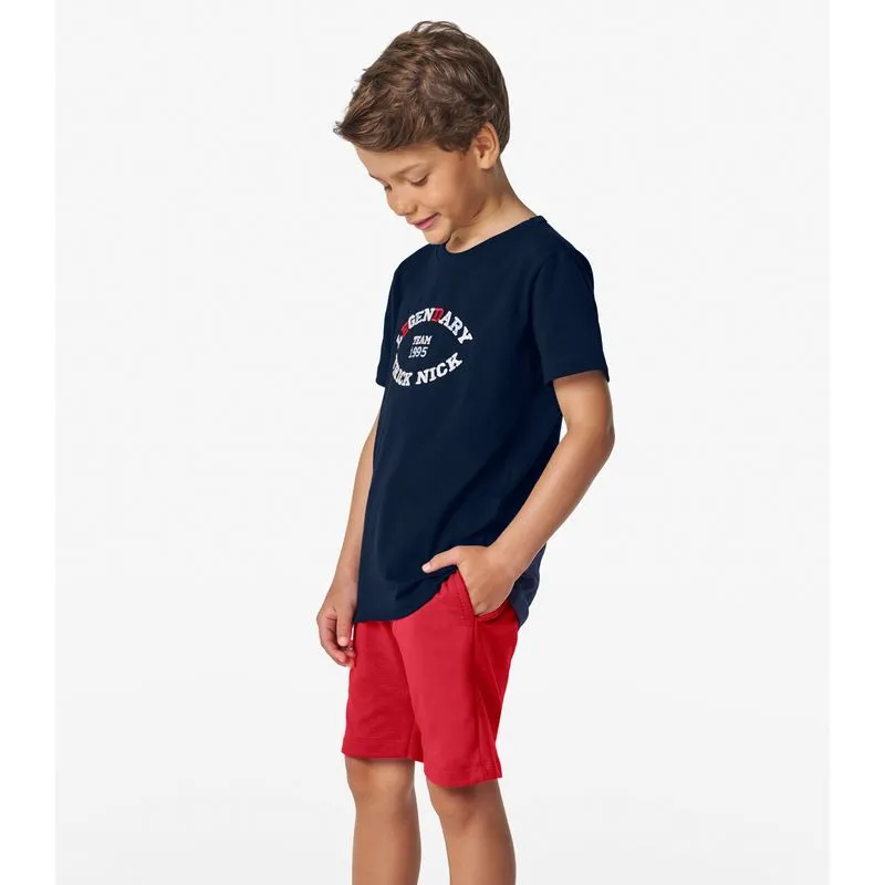 Conjunto Camiseta com Bermuda Trick Nick Azul Marinho 6