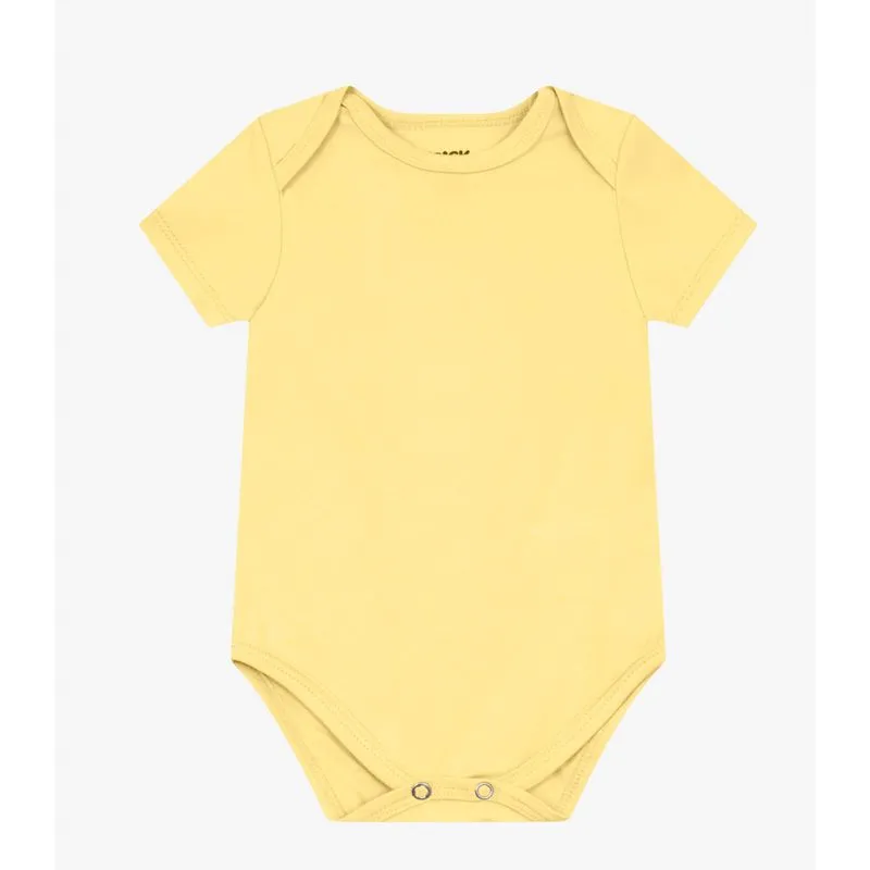 Body Masculino Em Cotton Leve Trick Nick Amarelo GG