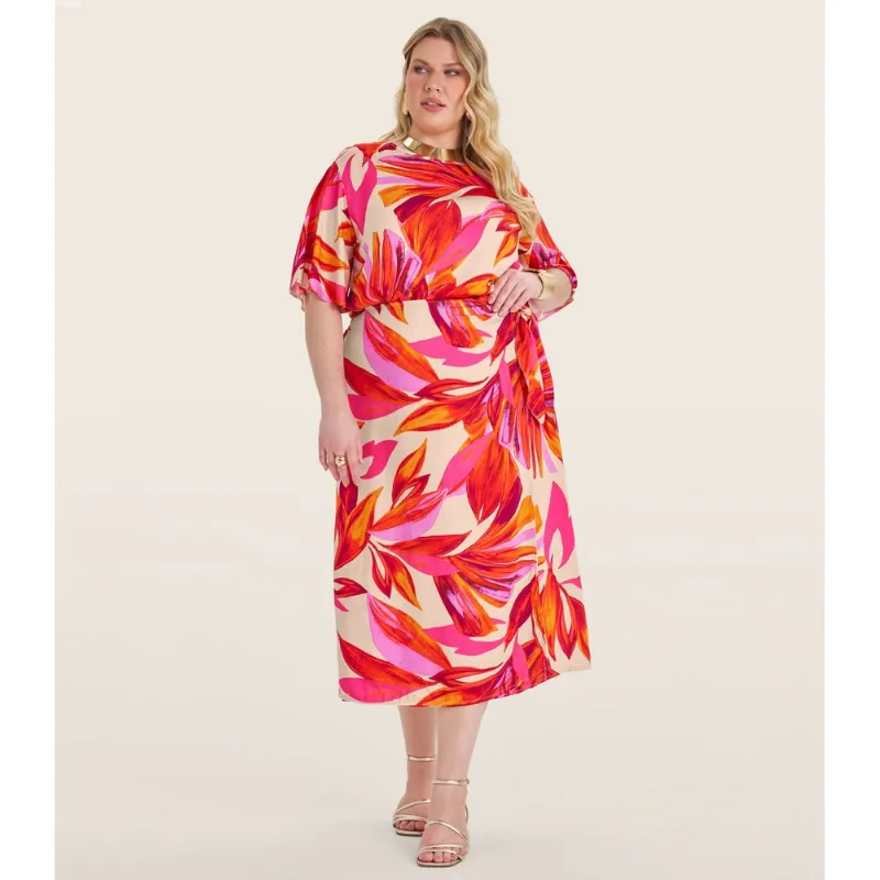 Blusa Feminina Manga Curta Plus Size Secret Glam Laranja Plus G1