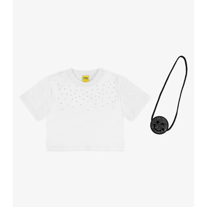 Blusa Infantil em Meia Malha Rovi Kids Branco 8