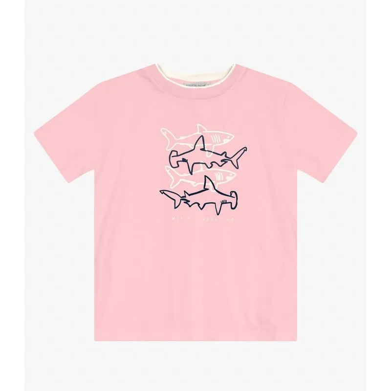 Camiseta Menino em Meia Malha Trick Nick Rosa 4