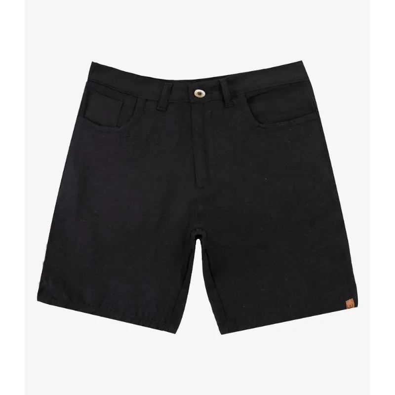 Bermuda Masculina Sarja Com Bolsos Shift Preto 42