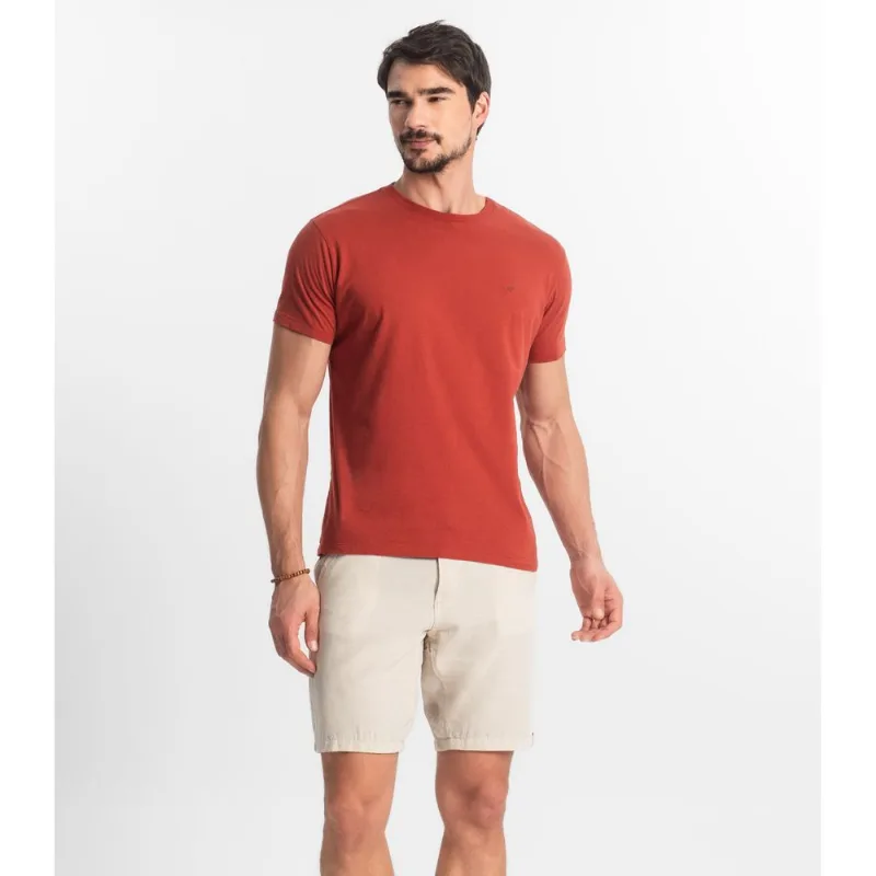 Bermuda Maculina Sarja Com Bolsos Shift Branco 42