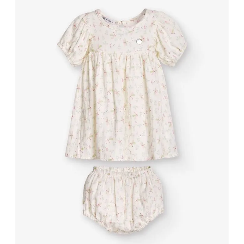 Vestido com Calcinha Menina Trick Nick Bege M