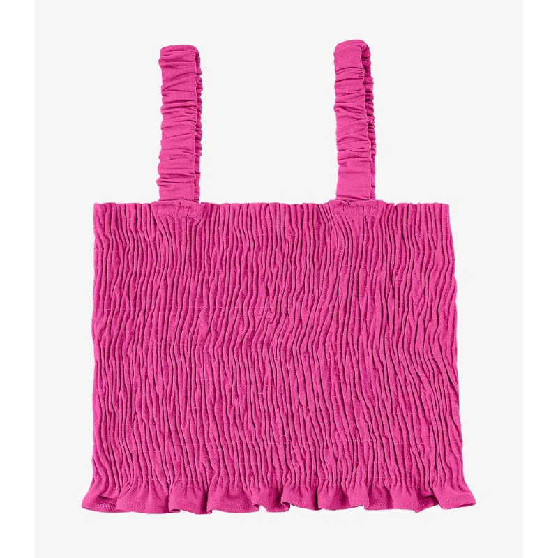 Regata Cropped Feminina Em Lastex Endless Rosa GG