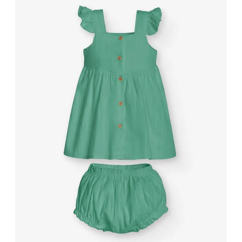 Vestido com Calcinha Bebê Trick Nick Verde P