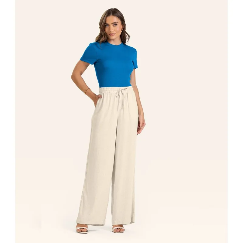 Calça Linho Strong Feminina Endless Bege M