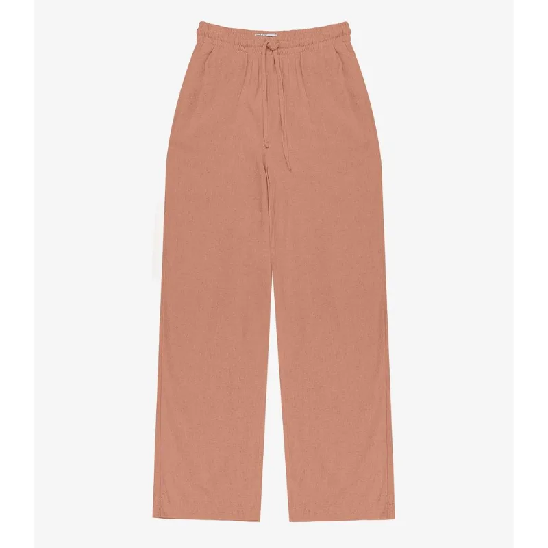 Calça Linho Strong Feminina Endless Marrom GG