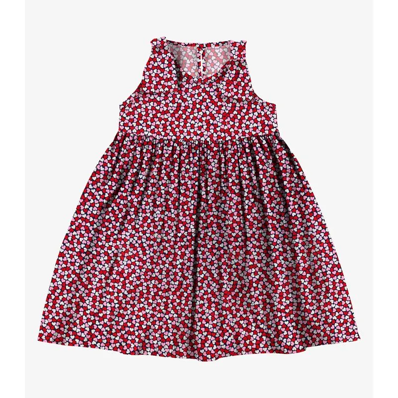 Vestido em Popeline Rovi Kids Azul 1