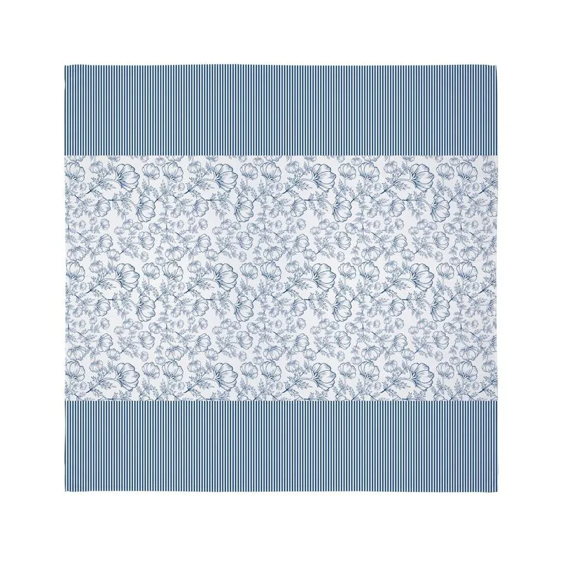 Toalha De Mesa Quadrada Basic 4 Lugares Teka Azul Un
