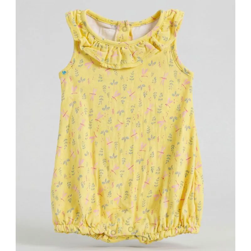 Macaquinho Gase Infantil Trick Nick Amarelo P