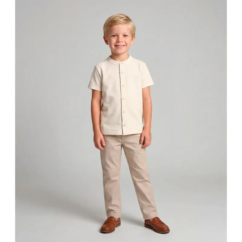 Camisa Menino em Meia Malha MaquinetaTrick Nick Off White 10