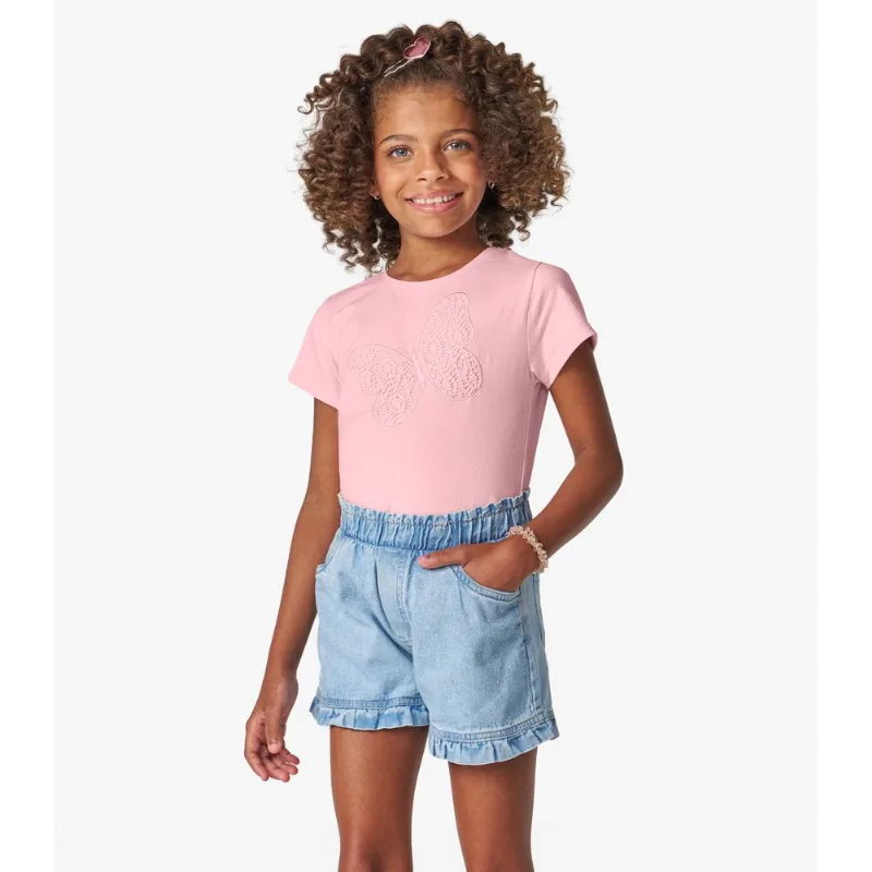Blusa feminina em Cotton Leve Trick Nick Rosa 12