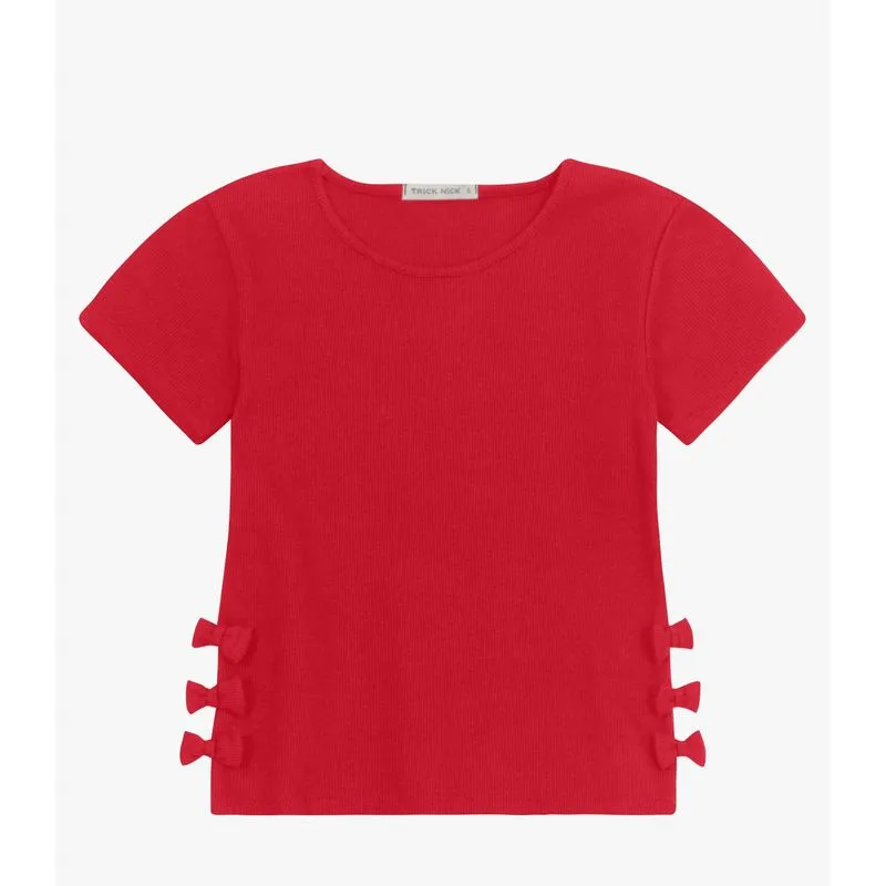 Blusa Feminina Em Ribana 2x1 Trick Nick Vermelho 14