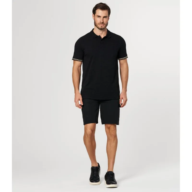 Bermuda Masculina Sarja Com Bolsos Cargo Shift Preto 48