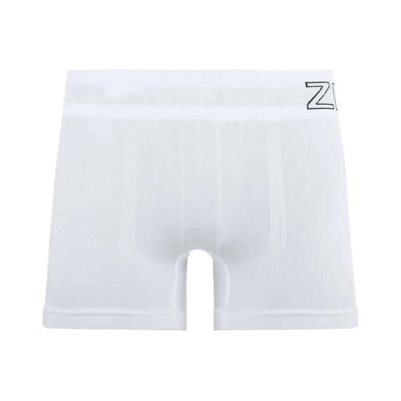 Cueca Boxer Com Jacquard Sem Costura Zee Rucci Branco M