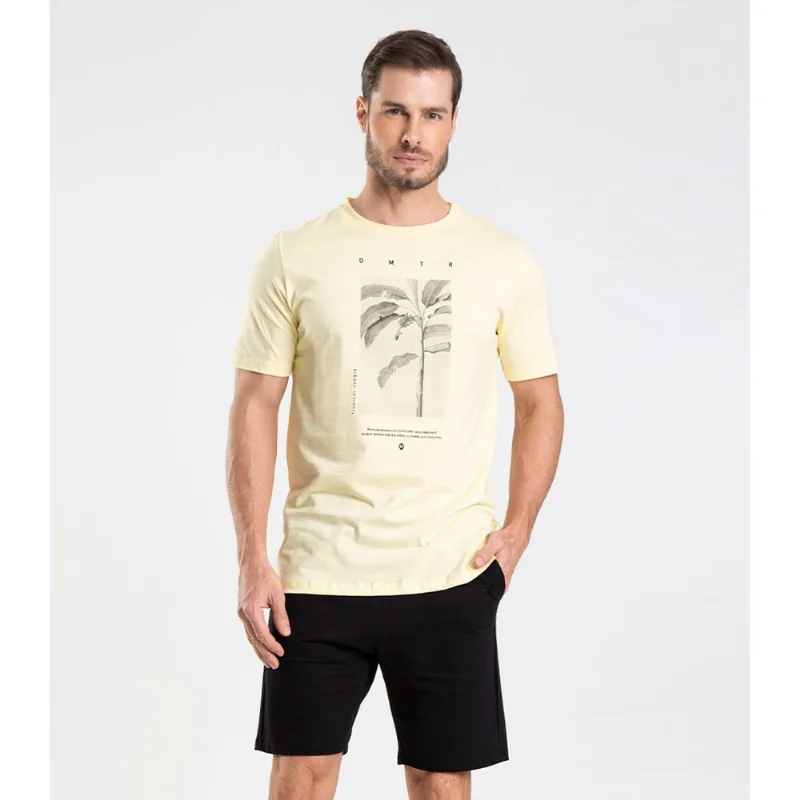 Bermuda em Moletom Masculina Diametro Preto GG