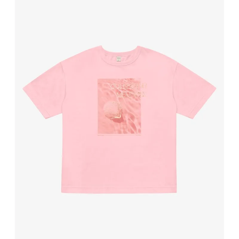 T- shirt Overzised Meia Malha Feminina Rovitex Rosa GG