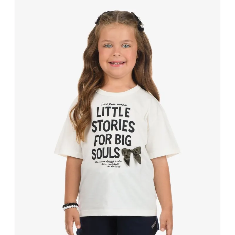 Blusa Feminina Meia Malha Rovi Kids Bege 4