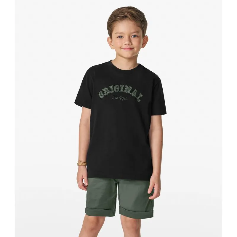 Conjunto Masculino Camiseta com Bermuda Trick Nick Preto 12
