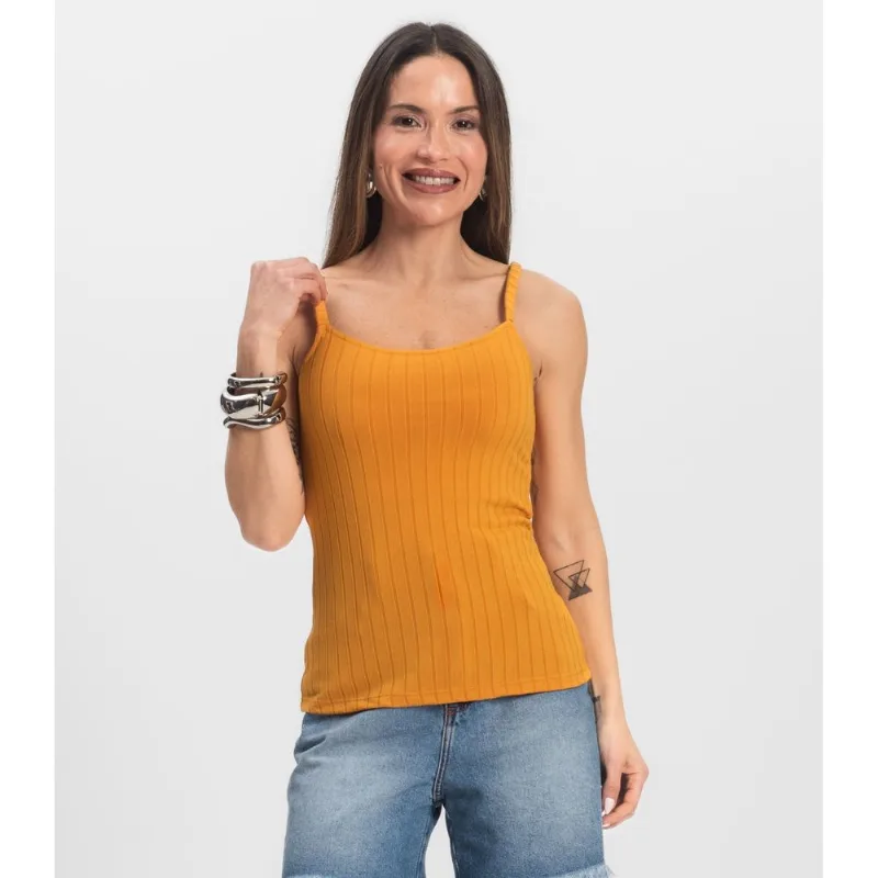 Blusa Feminina De Alça Select Amarelo P