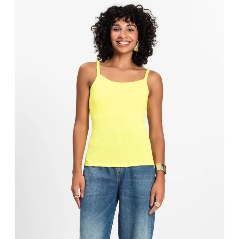 Blusa Feminina De Alça Select Amarelo G
