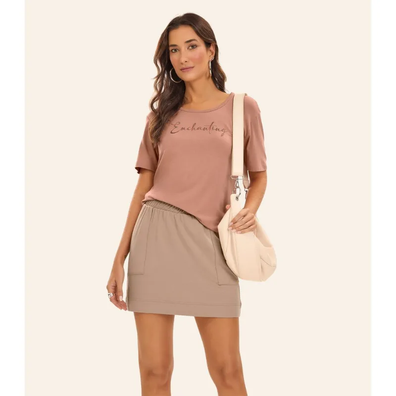 Blusa Feminina Vicotorcion Rovitex Marrom P