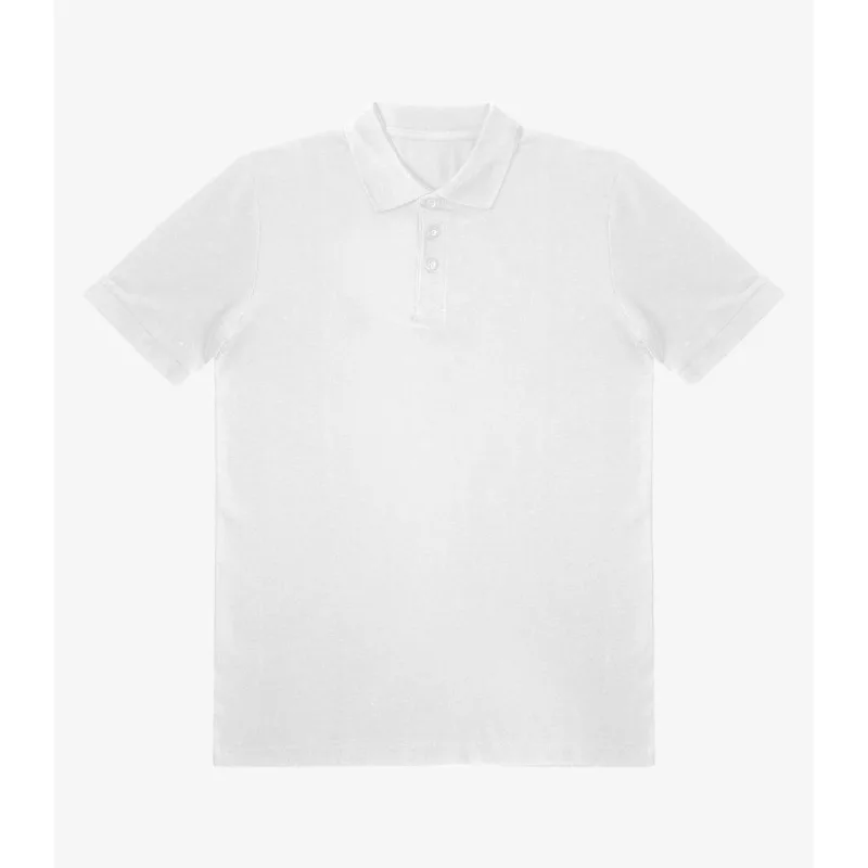 Polo Masculina Piquet Básica Select Branco G1