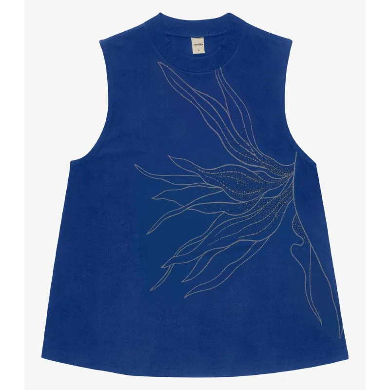 Regata Feminina Viscotorcion Rovitex Azul G
