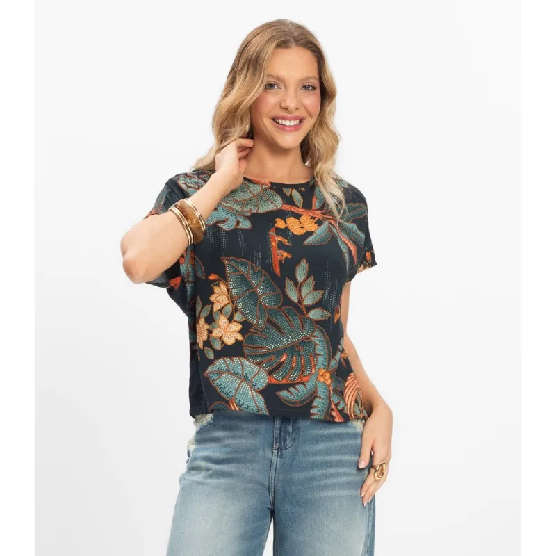 Blusa Feminina Viscose Khyara Rovitex Verde GG