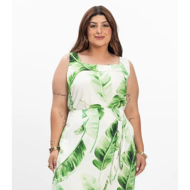 Regata Feminina Plus Size Secret Glam Bege Plus G1