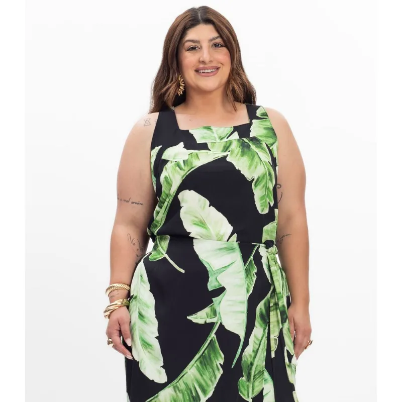 Regata Feminina Plus Size Secret Glam Preto Plus G1