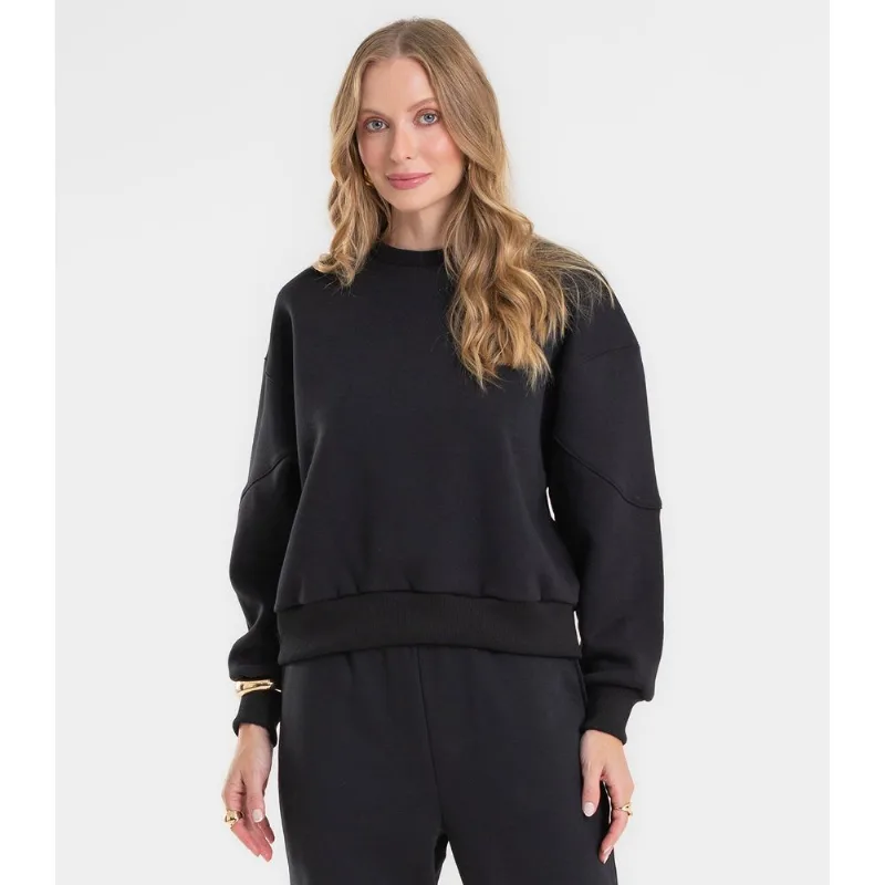 Conjunto Blusão Com Calça Endless Preto M