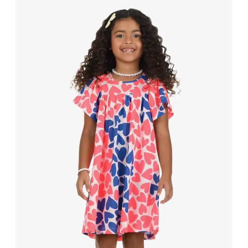 Vestido Feminino Meia Malha Rovi Kids Rosa 6