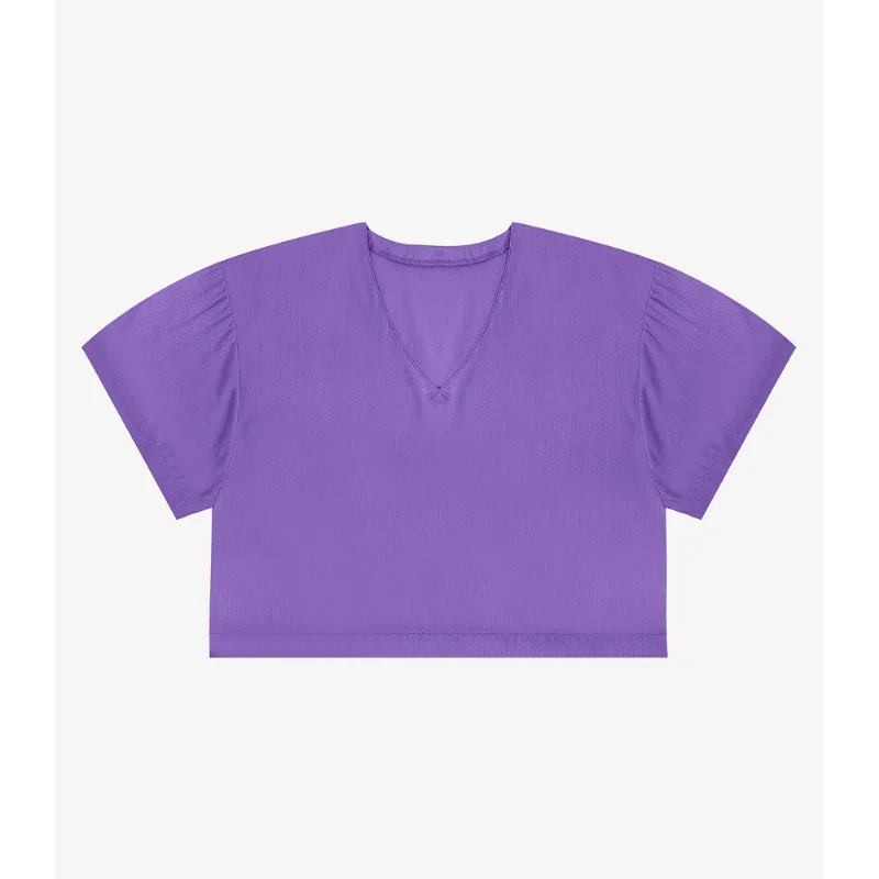 Blusa Feminina Tecido em Viscose Infinita Cor Roxo GG