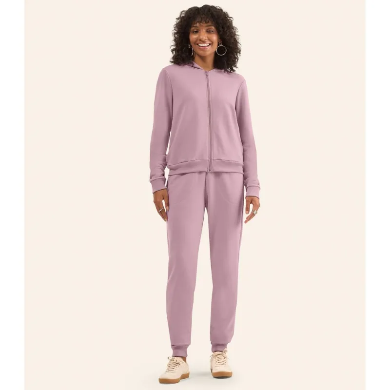 Calça Feminina Jogger Em Moletom Peluciado Rovitex Rosa M