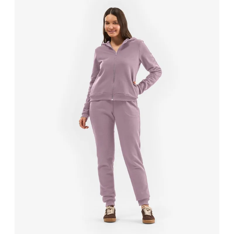 Calça Feminina Jogger Em Moletom Peluciado Rovitex Rosa XGG