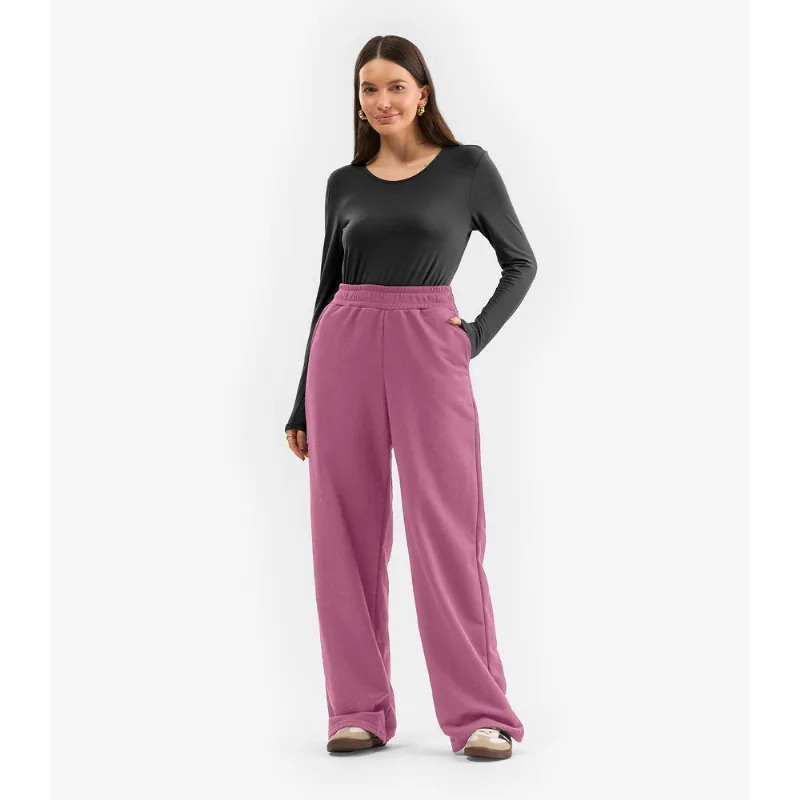 Calça Feminina em Moletom Rovitex Rosa M