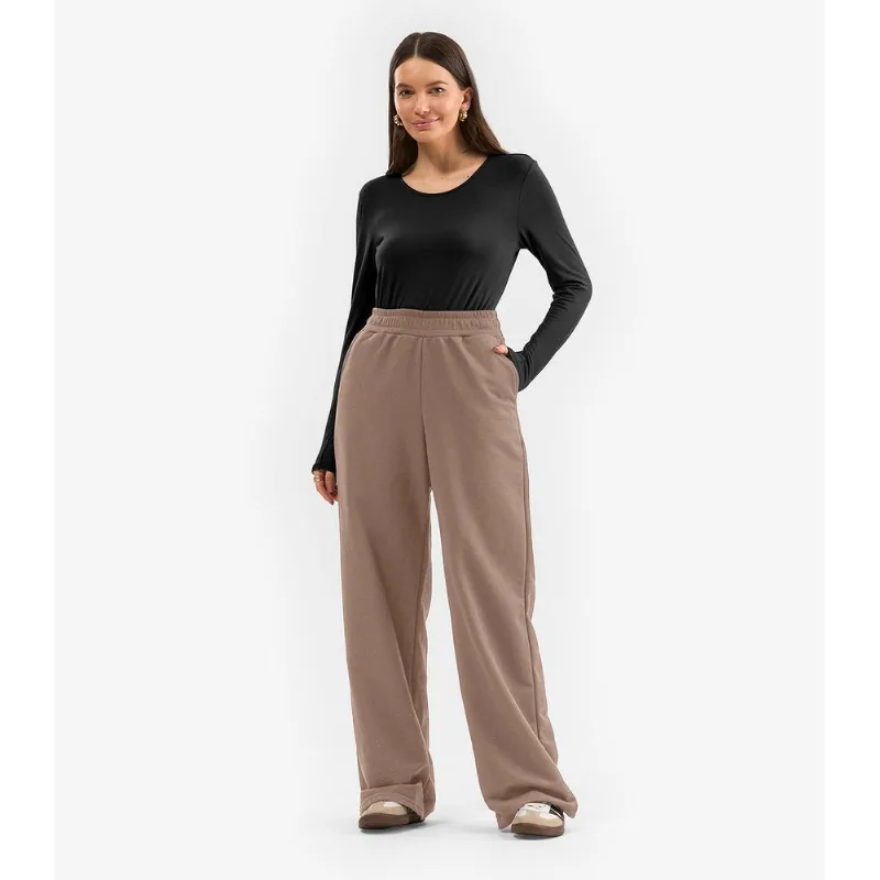 Calça Feminina em Moletom Rovitex Marrom M