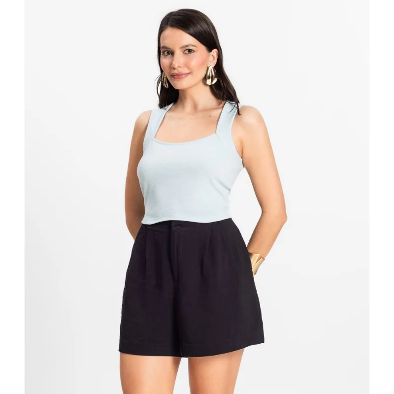 Cropped Feminino Select Azul G