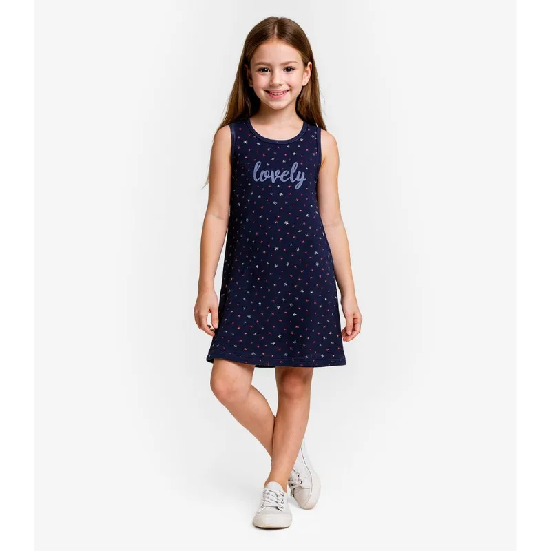 Vestido Menina Infantil Select Azul 6